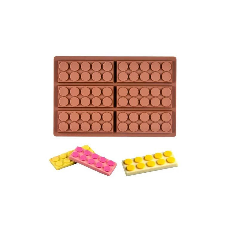 GENERICO - Moldes De Chocolate Moldes Bloque Chocolate Silicona Apila