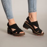 Sandalia Carina Negro Mujer