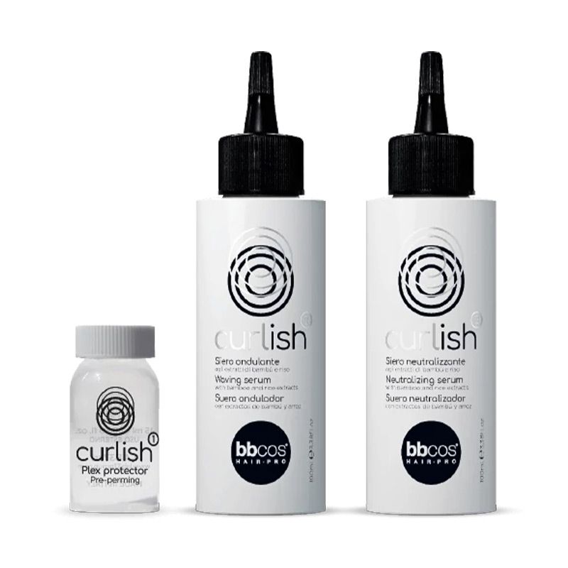 BBCOS - Kit de ondulación permanente - Plex Protector Curlish 3 pasos