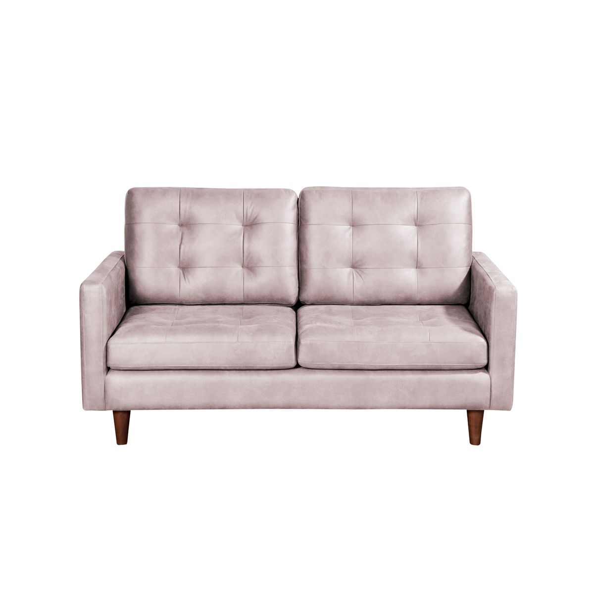 LATAM HOME - Sofá Napoles 2 Cuerpos Cuero Kentucky Beige