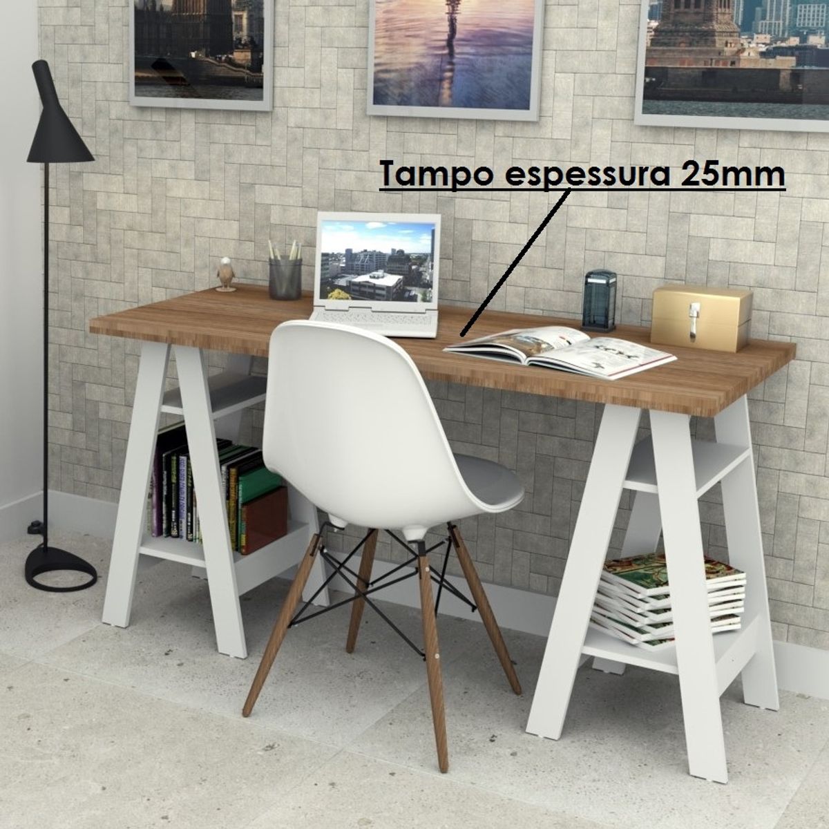 AMUV - ESCRITORIO OSLO 75X135X60.