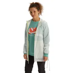BURTON - Parka Mujer W Hazlett Pkbl Jk Blanco/Tanslúcido
