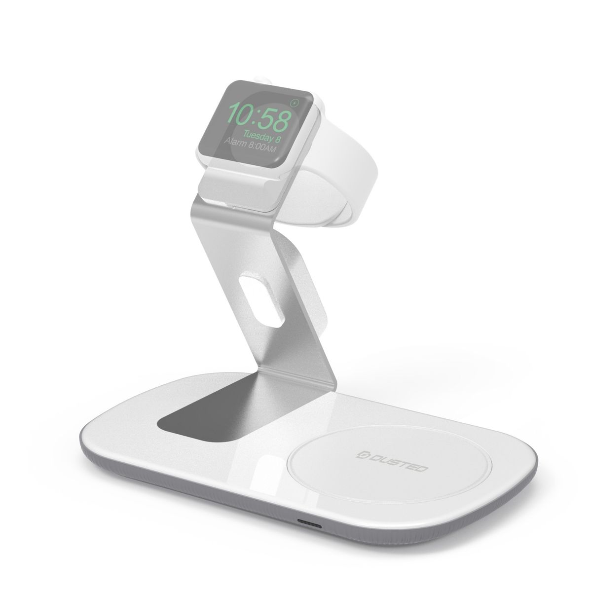 DUSTED - Base de carga inalambrica Dual iPhone y Apple Watch Dusted