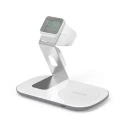DUSTED - Base de carga inalambrica Dual iPhone y Apple Watch