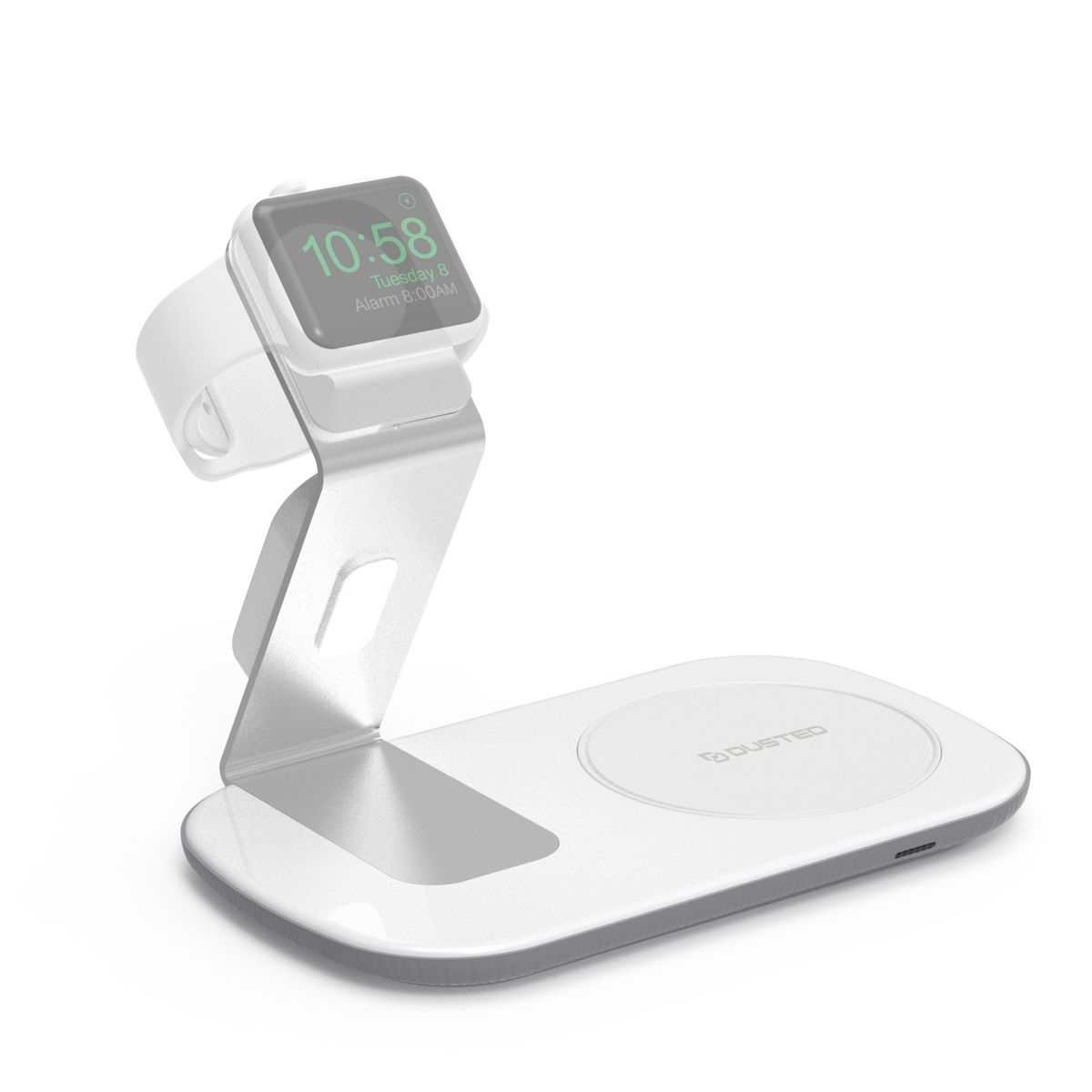 DUSTED - Base de carga inalambrica Dual iPhone y Apple Watch Dusted
