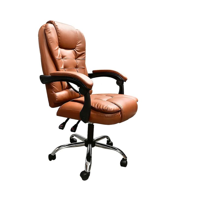 LUMAX - Silla Ejecutiva Escritorio Miles Premium Color Cafe