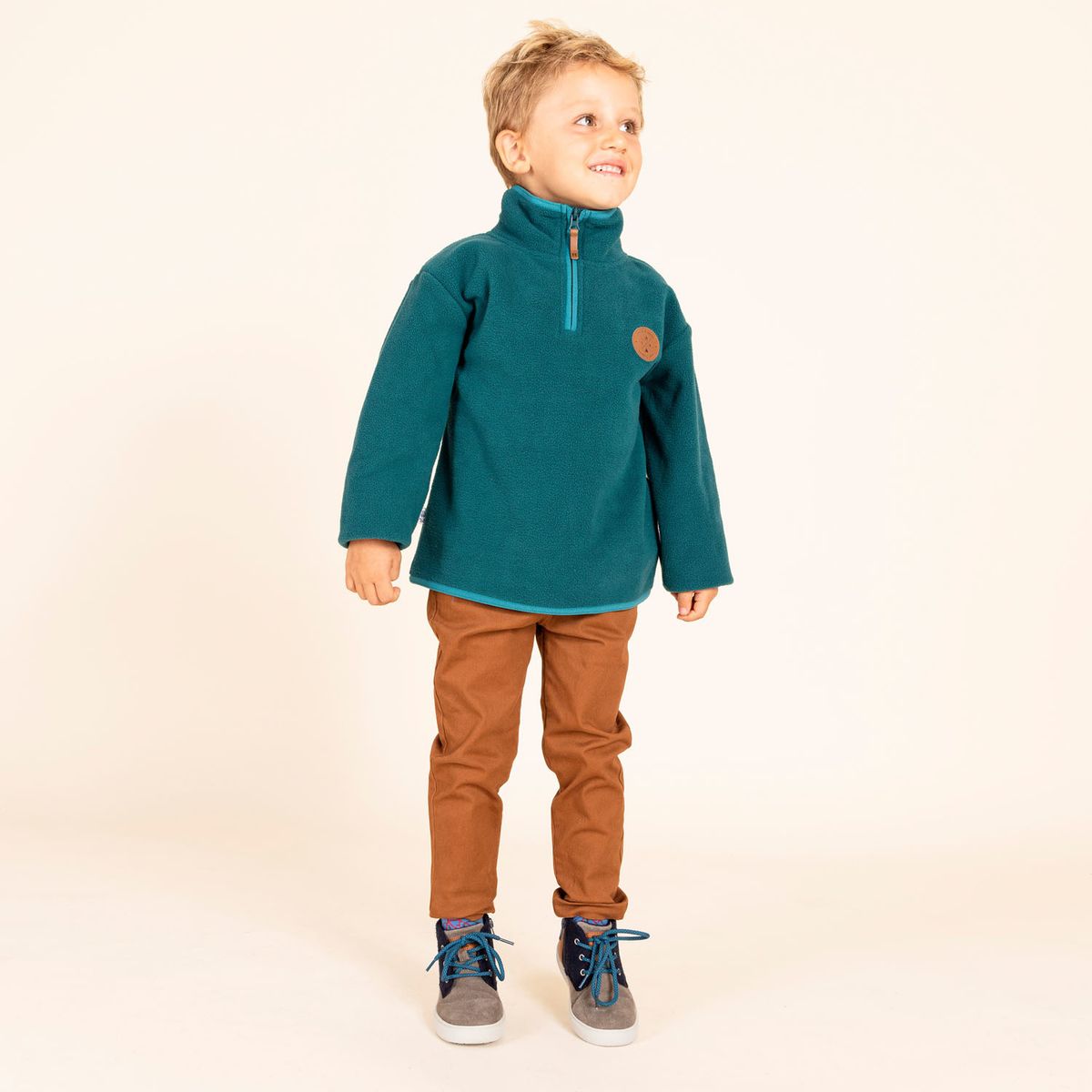 HUSH PUPPIES - Botín Niño Conor-K Gris HUSH PUPPIES