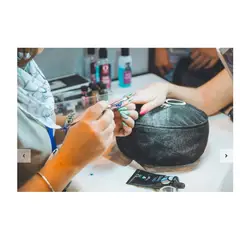 ORGANIC NAILS - COJIN REDONDO NEGRO