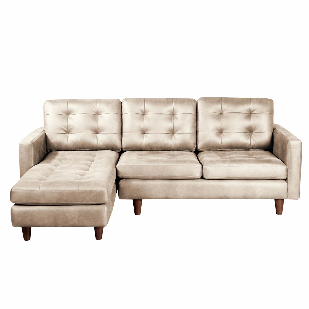 LATAM HOME - Sofá Seccional Latam Home Napoles 5 Cuerpos Beige