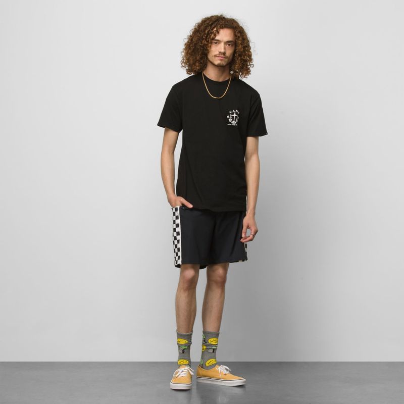 VANS - Traje De Baño Hombre Sidelines Black-Checkerboard VANS