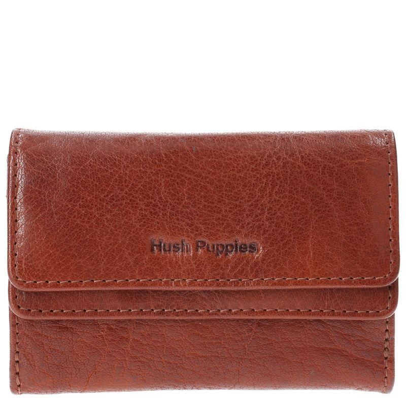 HUSH PUPPIES - Billetera Cuero Mujer Th Jagger Café HUSH PUPPIES