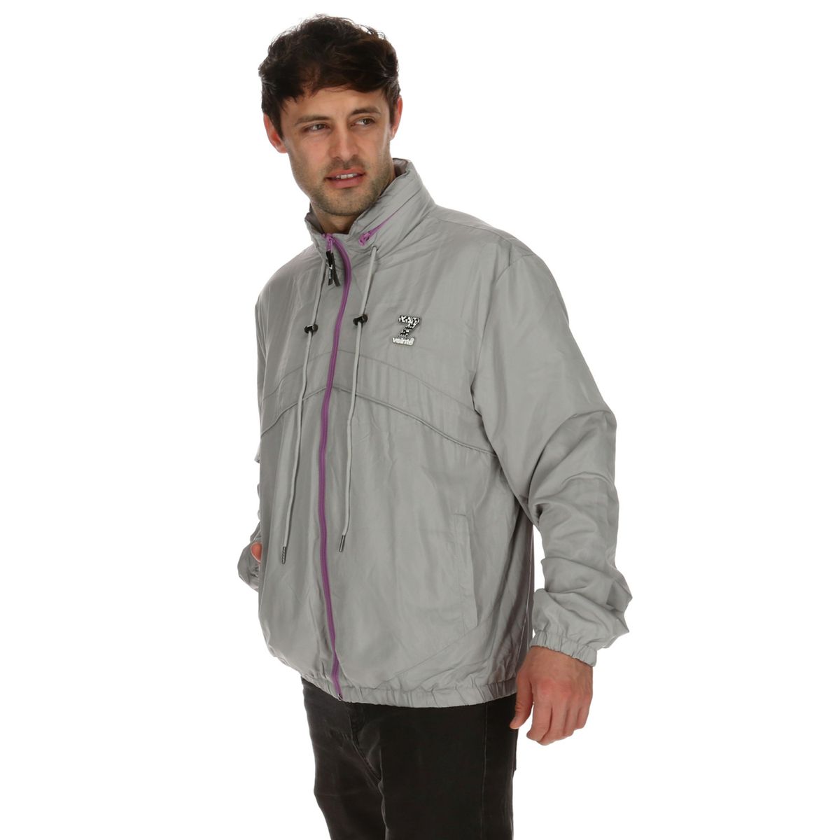 7VEINTE - Chaqueta Hombre Wind Breaker Ls Gris 7Veinte 7VEINTE