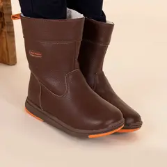 HUSH PUPPIES - Bota Niño Dunas Café