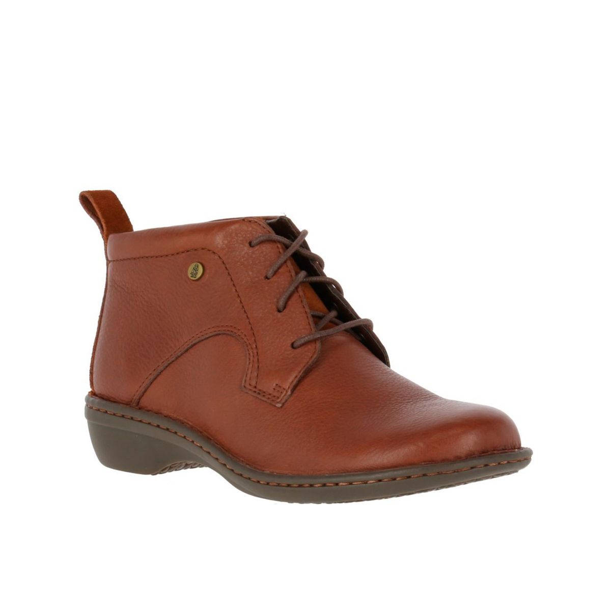 HUSH PUPPIES - Botin Cuero Sajon Café HUSH PUPPIES