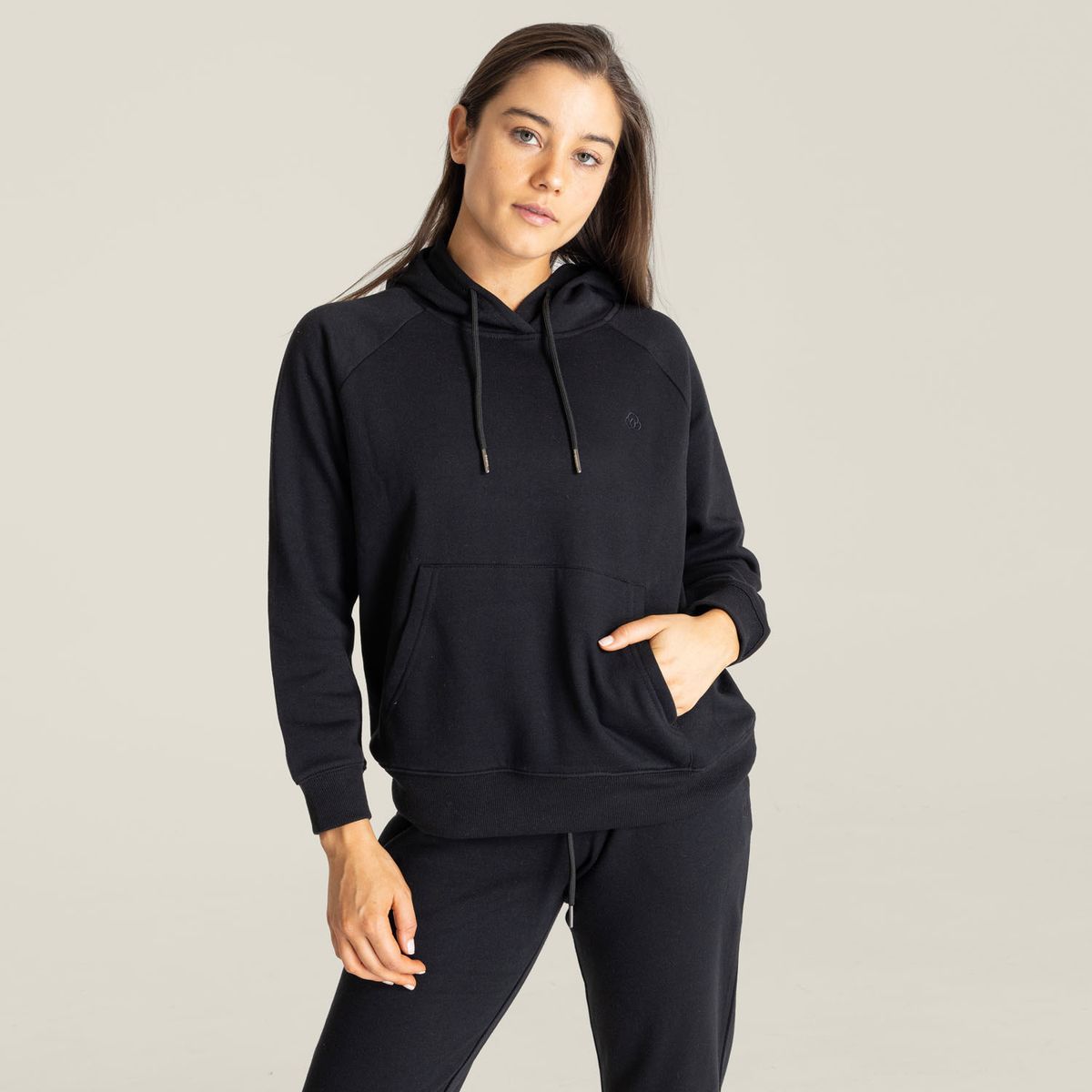BSOUL - Polerón Mujer Hoodie Cloe Negro BSOUL
