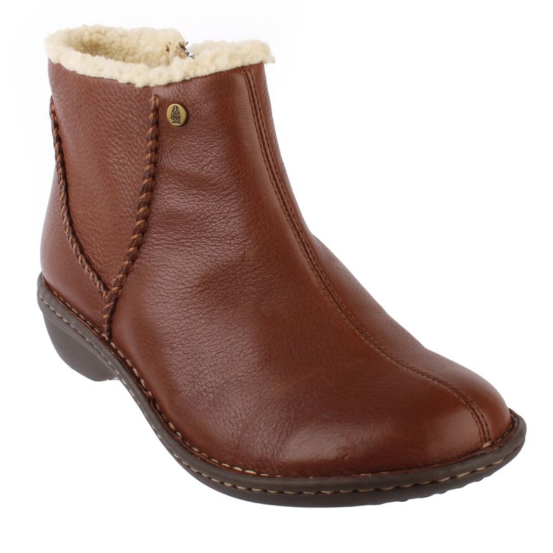 HUSH PUPPIES - Botín Botín cuero mujer varego marrón HUSH PUPPIES