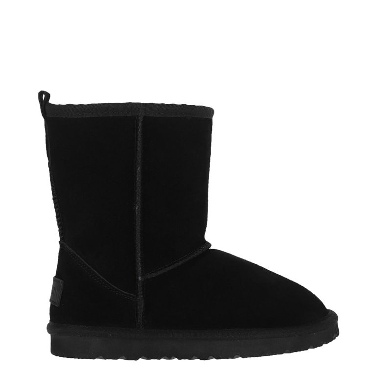 Bota Blast Zip Leather Ninos Unisex Negro Negro 30