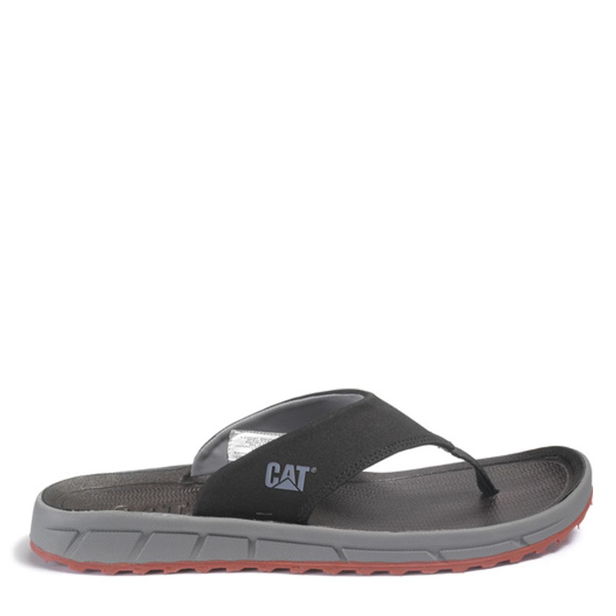 CAT - Sandalia Cuero Hombre Montijo Negro CAT