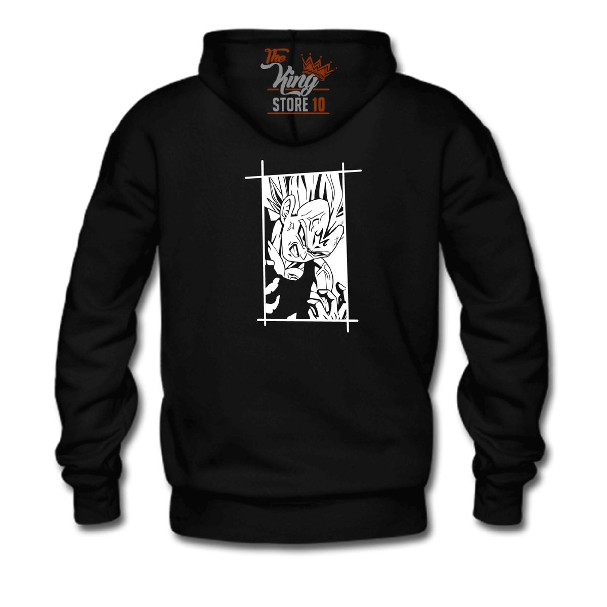 GENERICO - Poleron Con Cierre Dragon Ball Majin Vegeta Babidi Control Maligno
