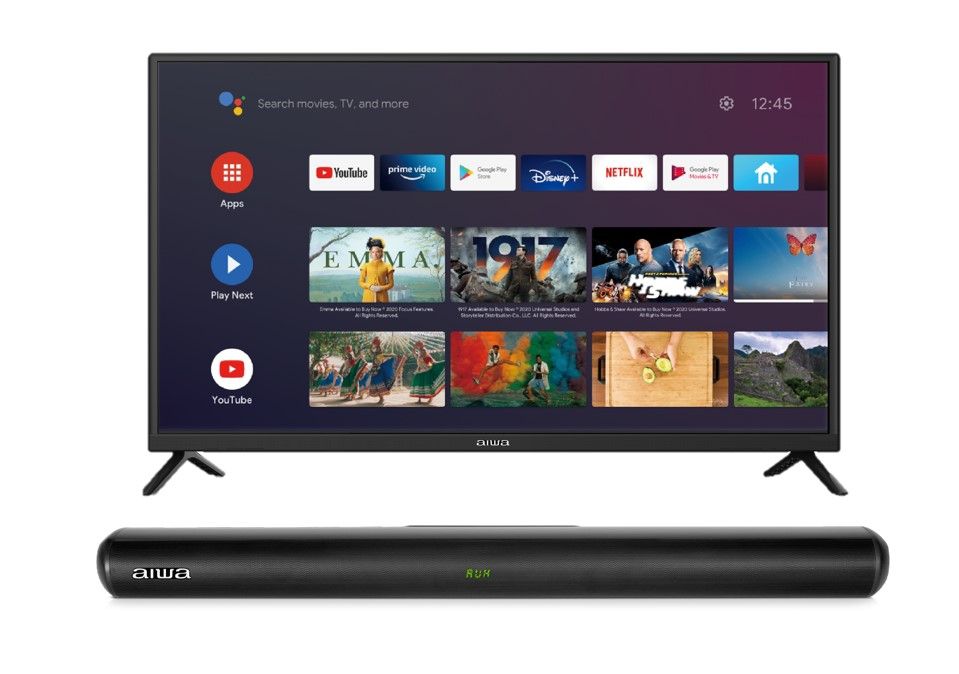 Combo Smart TV Google Tv 32 con Soundbar Tipo Barra