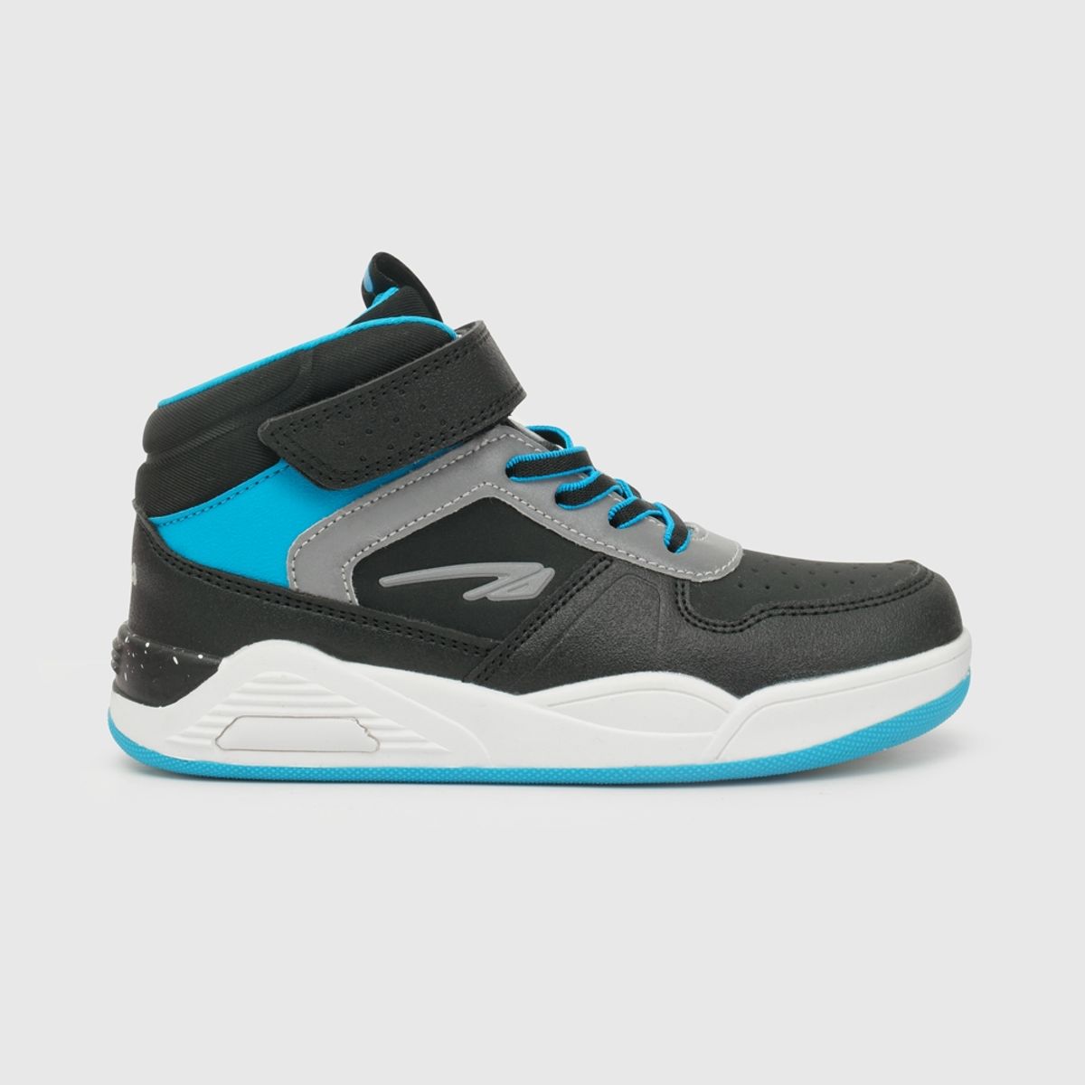 COLLOKY - Zapatilla deportiva de niño tipo basket negra (21 a 27)