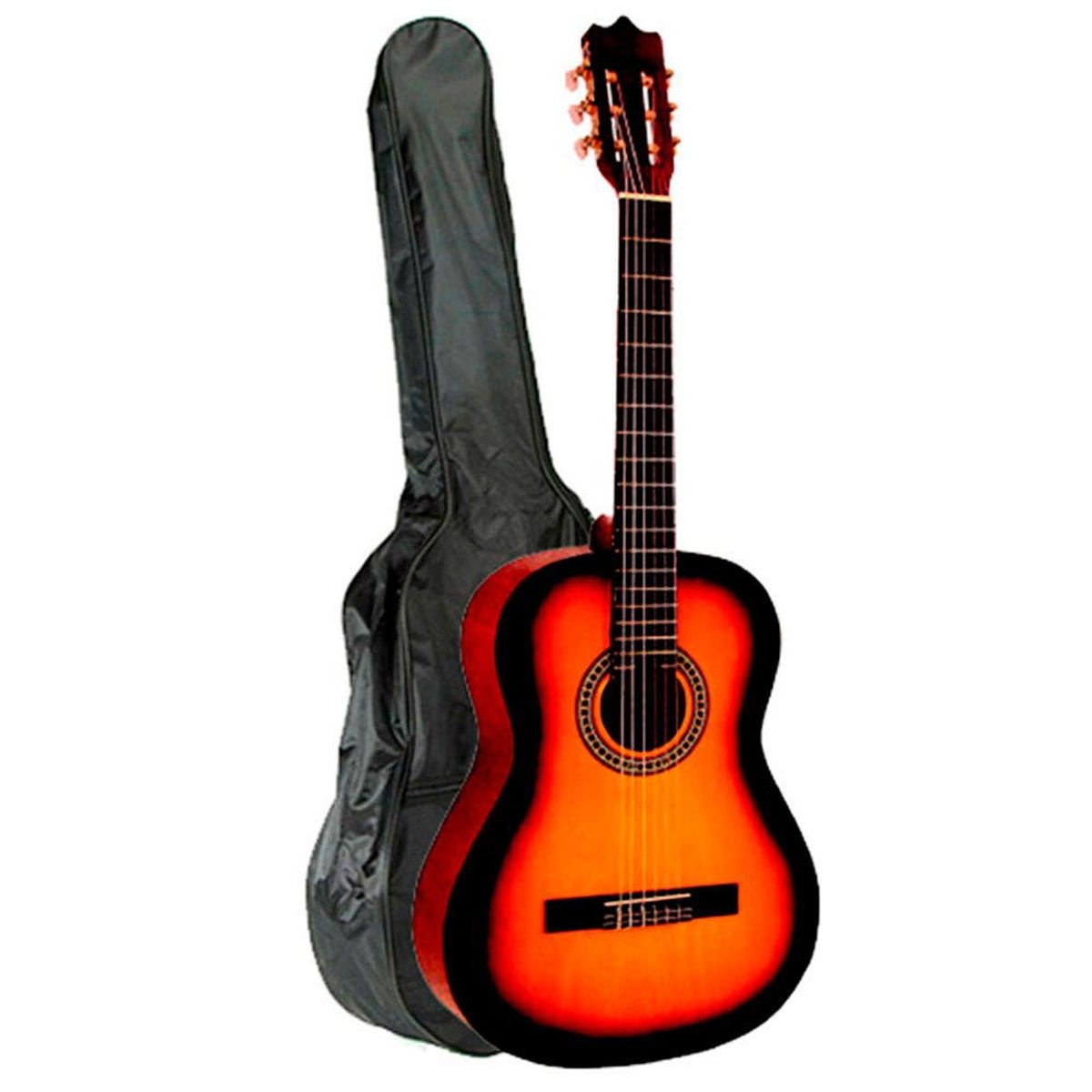 ALAGUEZ - SET GUITARRA CLASICA 39 PULGADAS ALAGUEZ SUNBURST