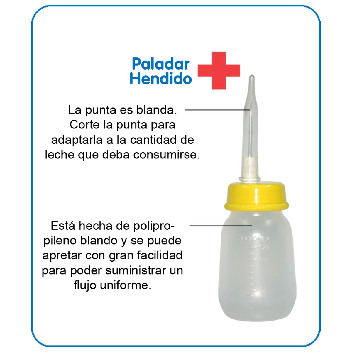 PIGEON - Mamadera Especial PIGEON para Paladar Hendido 120ml