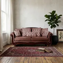 LATAM HOME - Sofa Catania 3 Cuerpos Clásico Tela Velvet