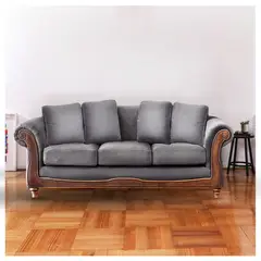 LATAM HOME - Sofá Rimini 3 Cuerpos Gris