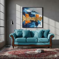 Sofá Rimini 3 Cuerpos Turquesa