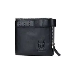 GENERICO - Billetera cuero genuino Bull Captain protec RFID mod Buff