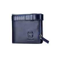 Billetera cuero genuino Bull Captain protec RFID mod Buff