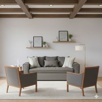 Living 311 Domenico Marengo Sofá 3 cuerpos con Resortes + 2 Sitiales