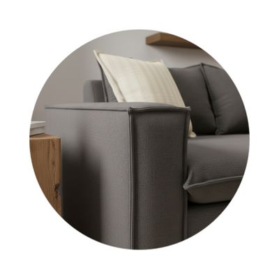 Imagen 2 del producto Living 311 Domenico Marengo Sofá 3 cuerpos con Resortes + 2 Sitiales