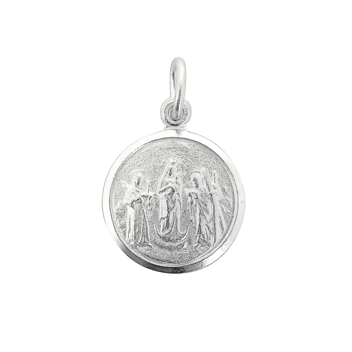 COGGIOLA - Colgante Medalla Santísima Trinidad 14mm Plata Fina 925