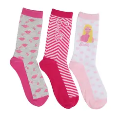 BARBIE - Pack 3 Calcetines Teens Medium