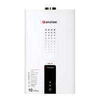 Calefont 10 litros Gas licuado Cámara estanca