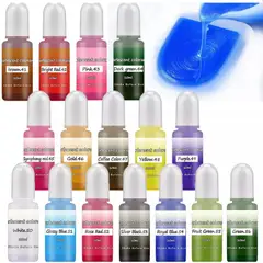 GENERICO - Pigmento Para Resina Uv Metalico Perlado Epóxica 16 Colores