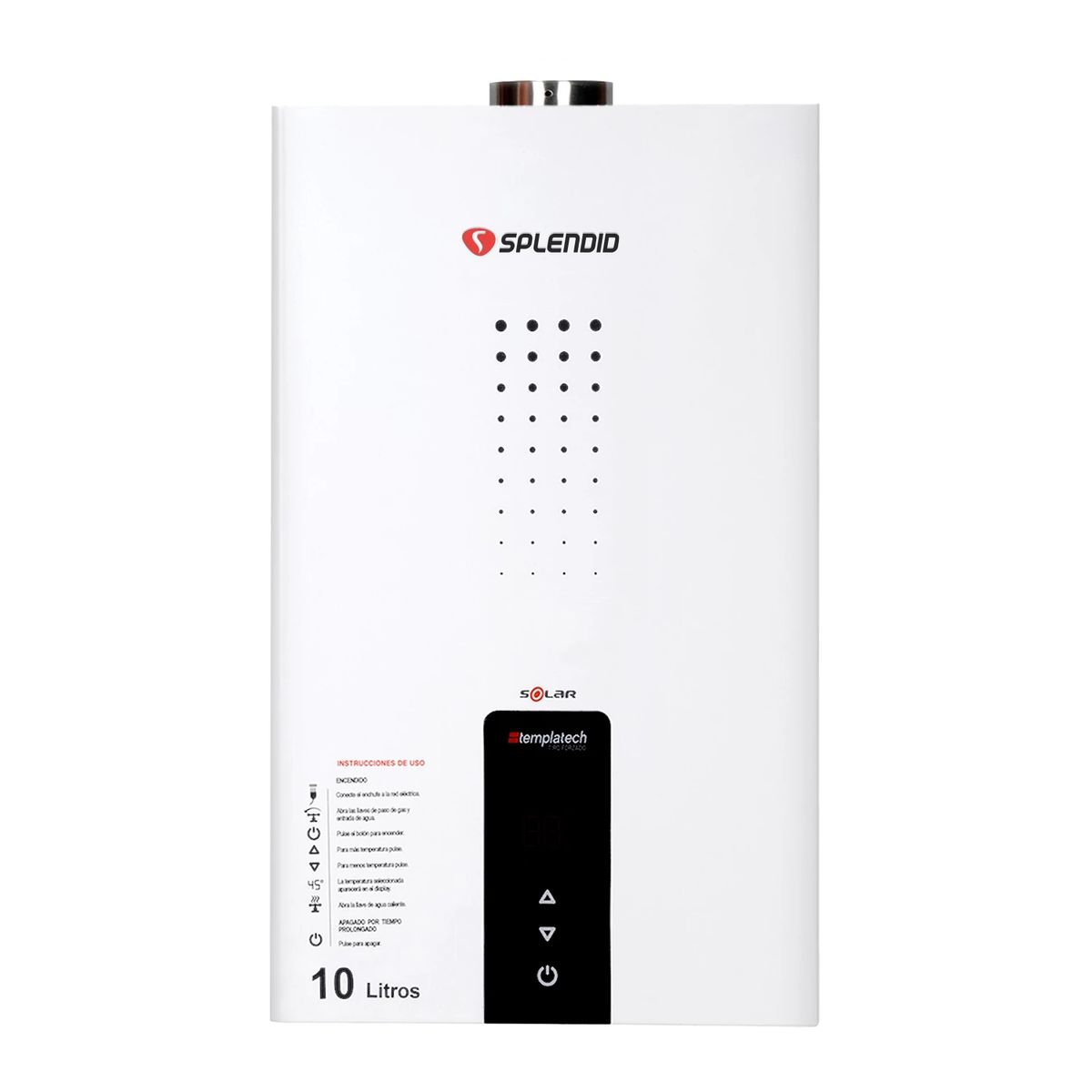 SPLENDID - Calefont 10 litros Gas natural Cámara estanca Splendid