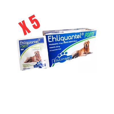 Imagen 2 del producto Ehliquantel Antiparasitario Interno 5 Comprimidos