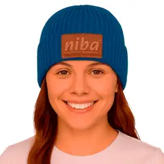 NIBA - Gorro lana Las Nalcas Azul Gorro Hombre Mujer