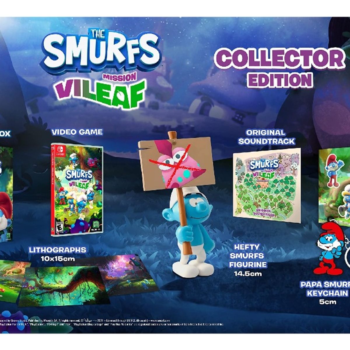 NINTENDO - The Smurfs Mission Vileaf Collector's Ed.- Switch - Sniper