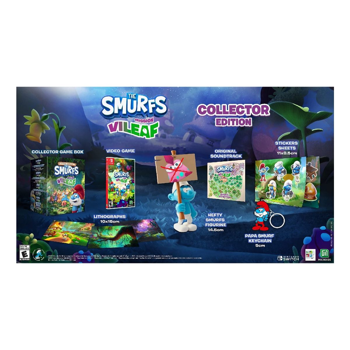 NINTENDO - The Smurfs Mission Vileaf Collector's Ed.- Switch - Sniper