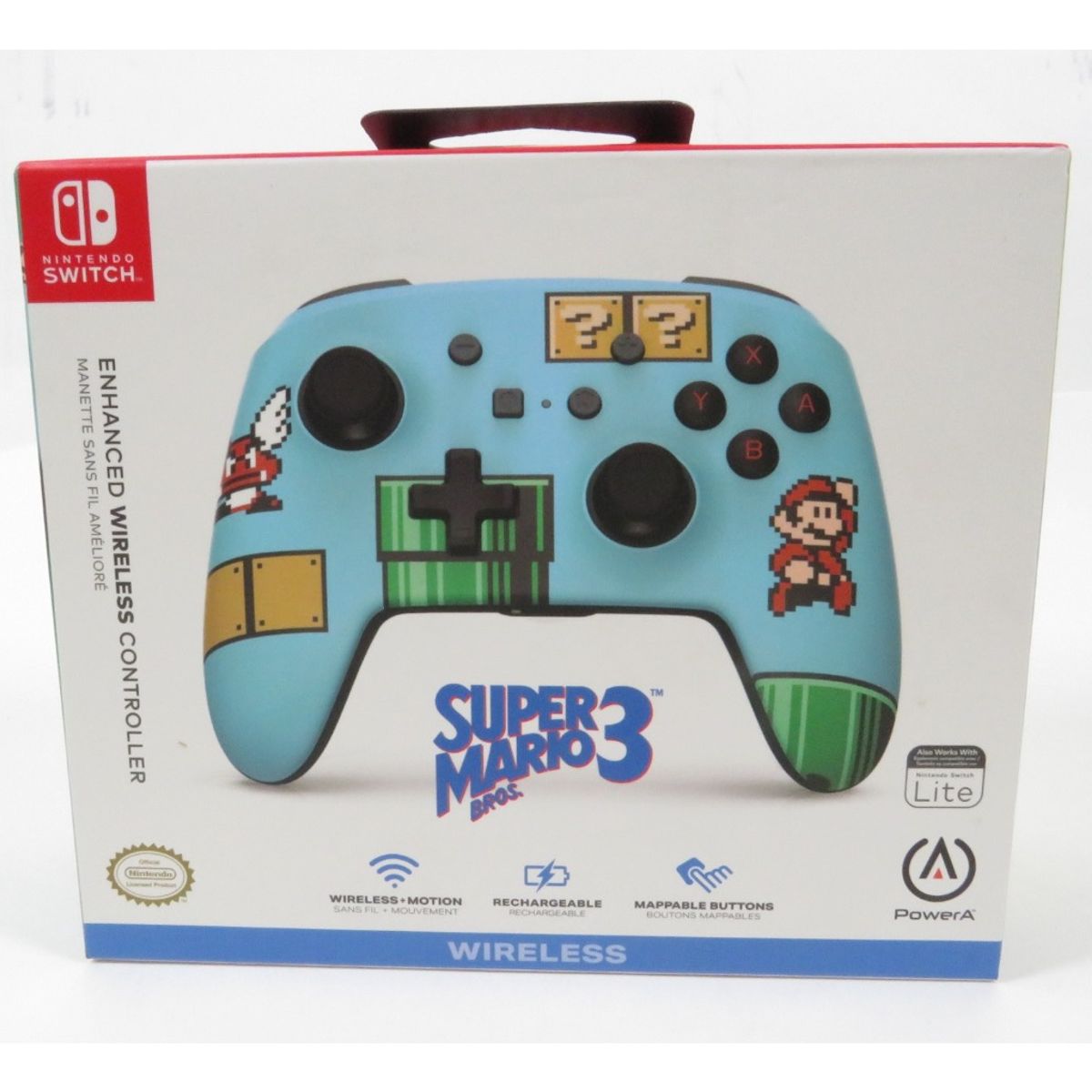 POWERA - Control Powera Enhanced Wireless Super Mario 3 - Nsw- Sniper