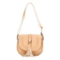 CARVEN - Bandolera Mara beige Paris