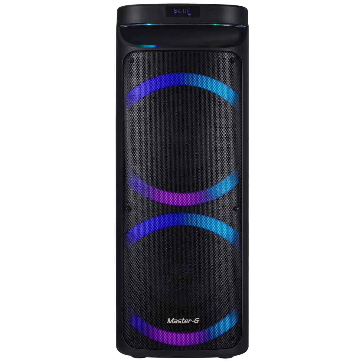 MASTER G - Parlante Karaoke Bluetooth Phantom 8" x2 con Micrófono