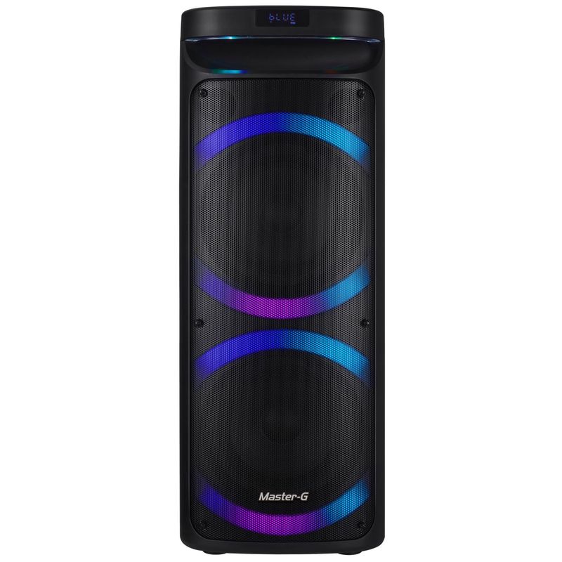 MASTER G - Parlante Karaoke Bluetooth 8" x2 60W MGPHANTOM