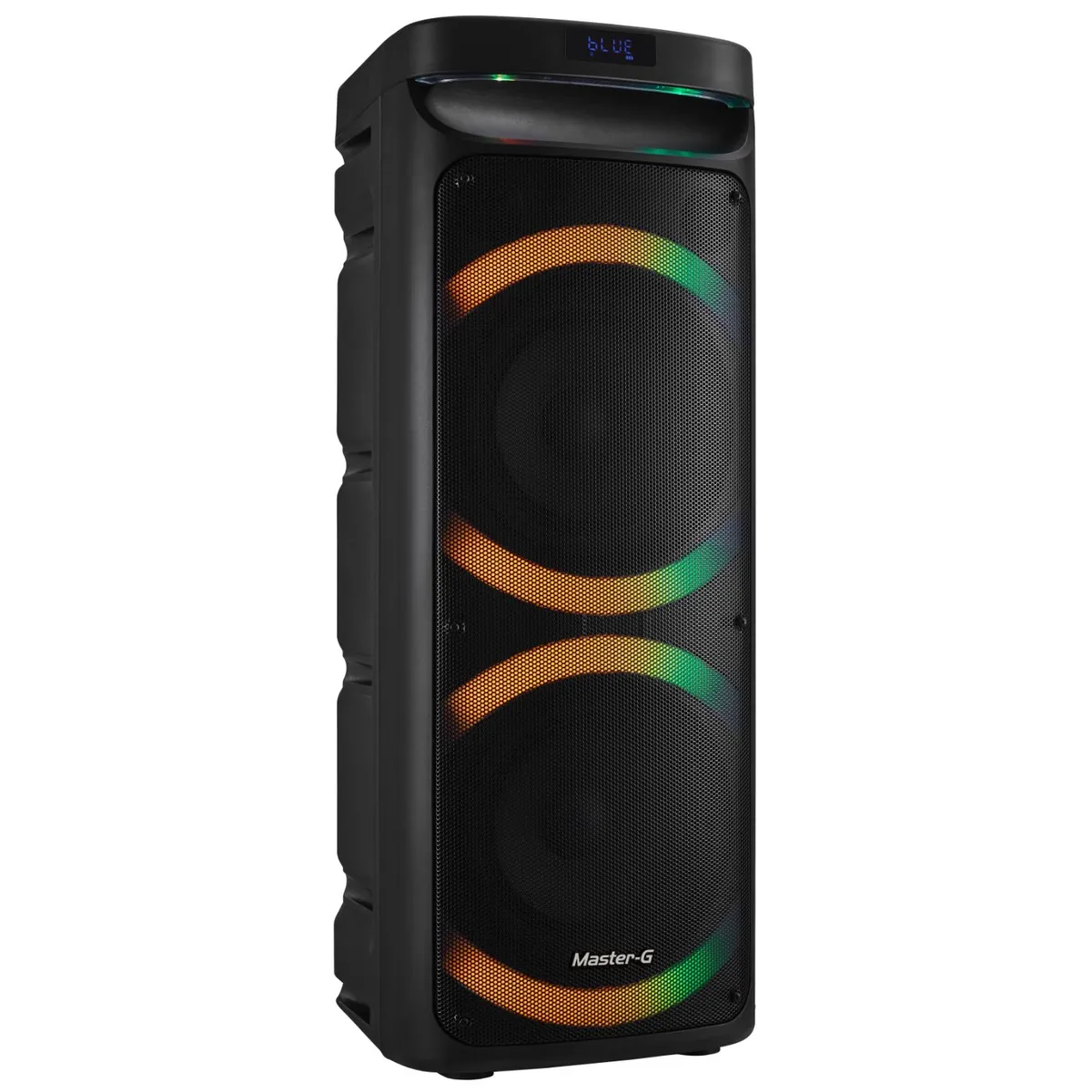 MASTER G - Parlante Karaoke Bluetooth Phantom 8" x2 con Micrófono