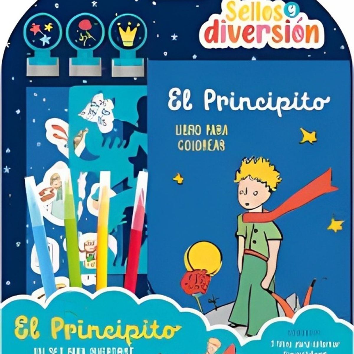 TOP10BOOKS - LIBRO Sellos Y Diversión El Principito - Sellos Y Diversión El Principito