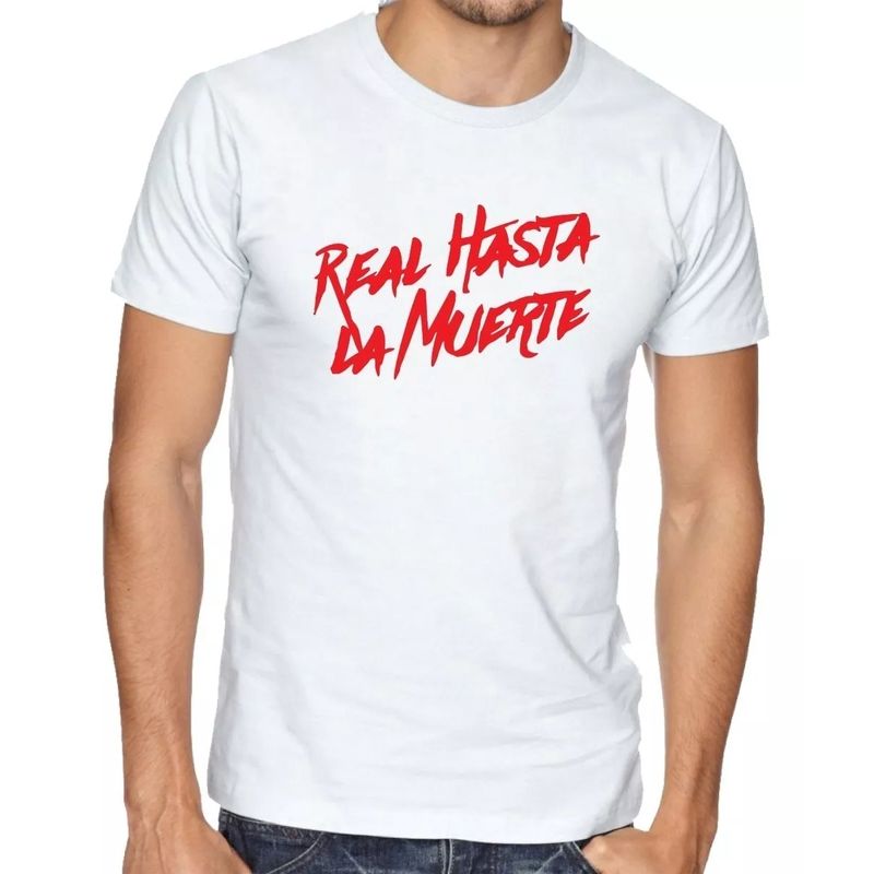 ROLY - Polera Blanca Anuel Real Hasta La Muerte…